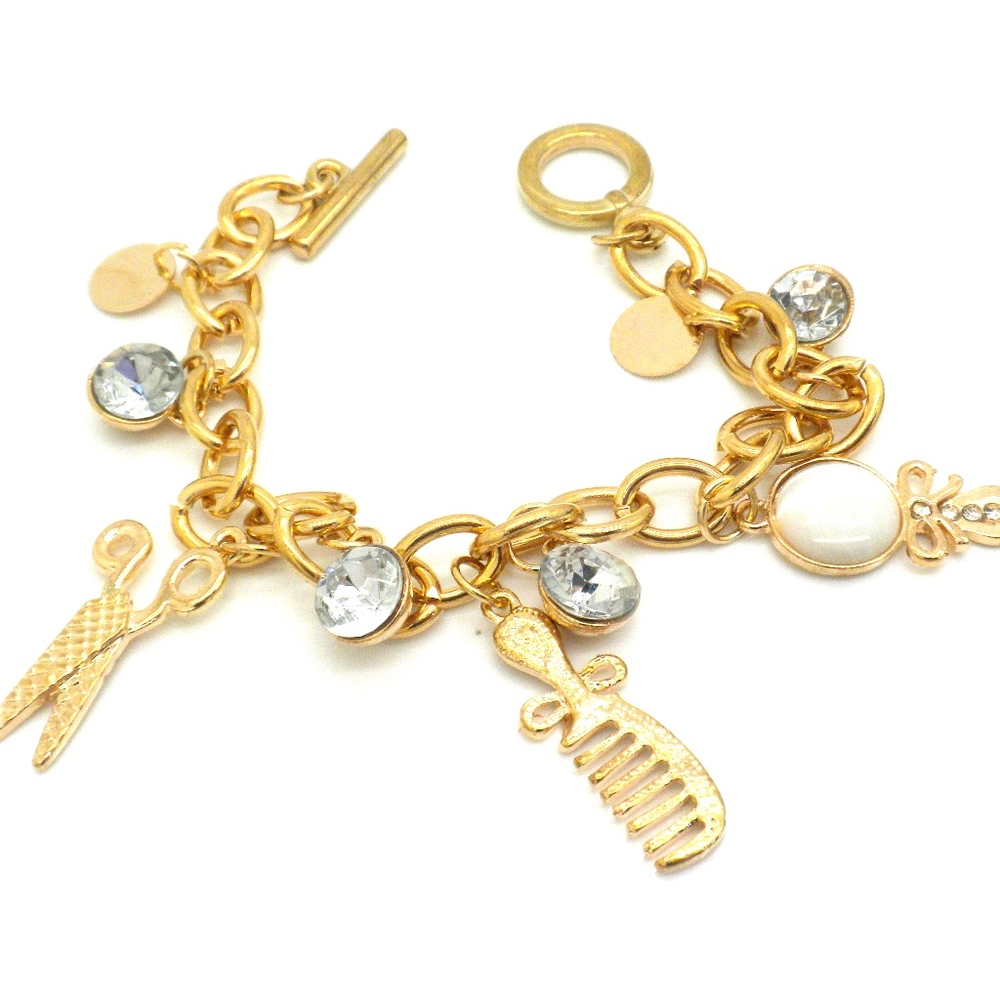 Scissor Charm Bracelet Groomer Hair Stylist